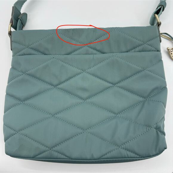 RADLEY London Crossbody Quilted Nylon Purse Bag Adjustable Strap L - Picture 7 of 9